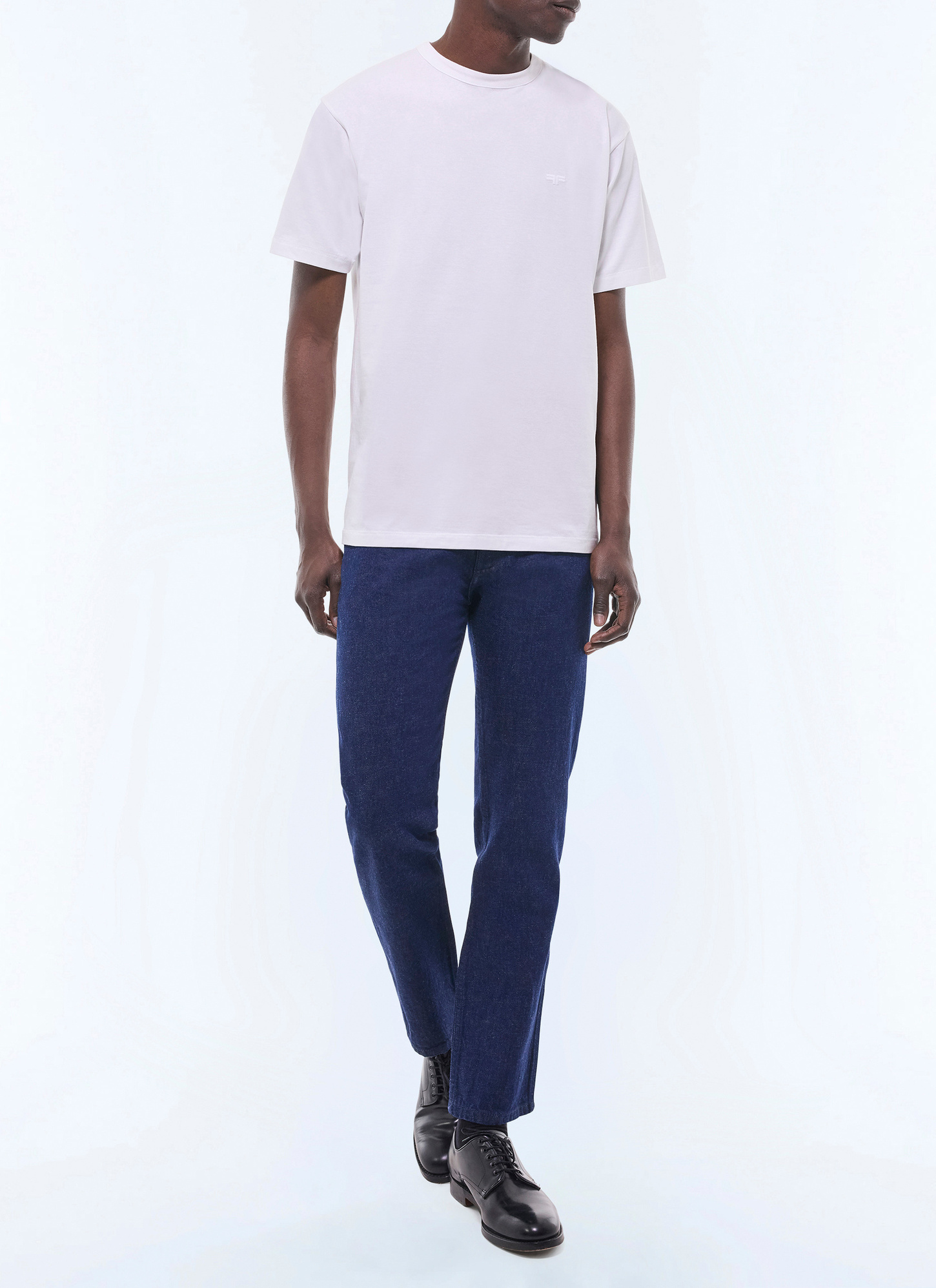 T-shirt blanc homme Fursac - J2CETA-EJ17-A001