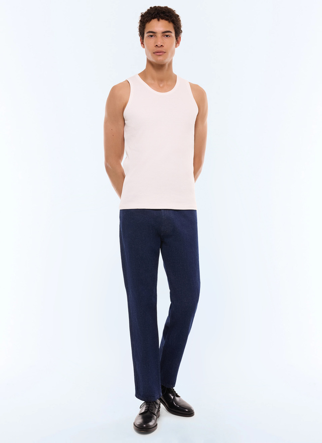T-shirt blanc homme Fursac - J2DEDE-FJ20-A002