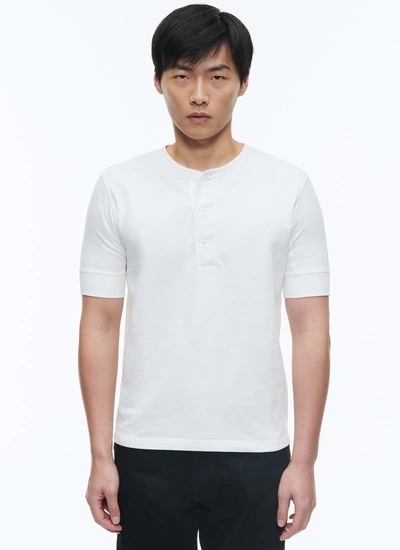 T-shirt homme blanc jersey de coton Fursac - J2DOPA-TJ24-01