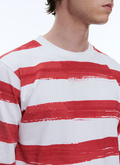 T-shirt en jersey de coton à rayures - J2ARIC-BJ09-79