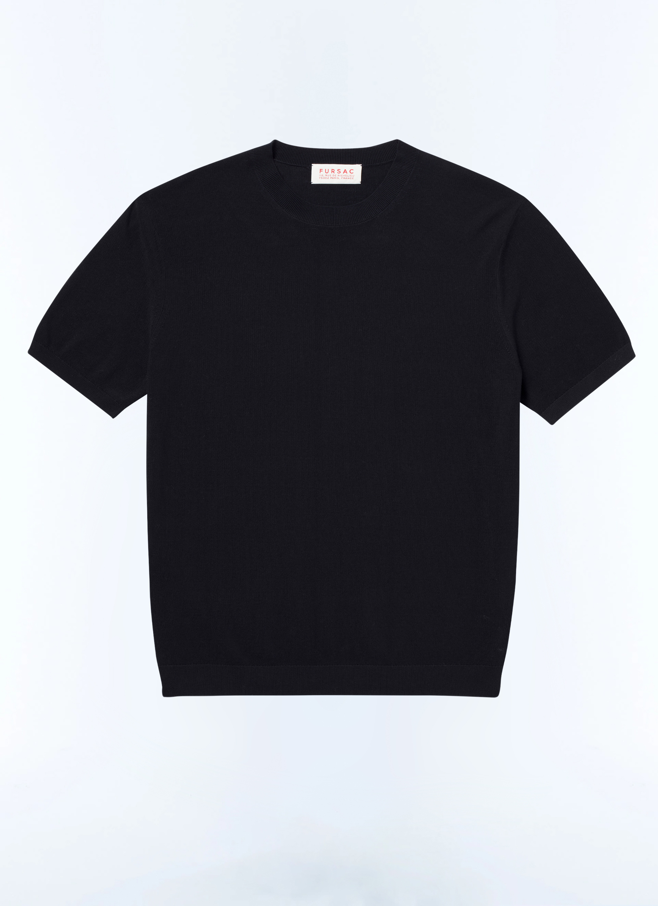 FURSAC - T-shirt bleu marine en coton - Homme - Taille XXL - Bleu