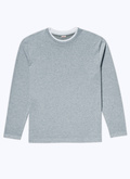 T-shirt gris en jersey de coton - 22HJ2ADOU-AJ11/29