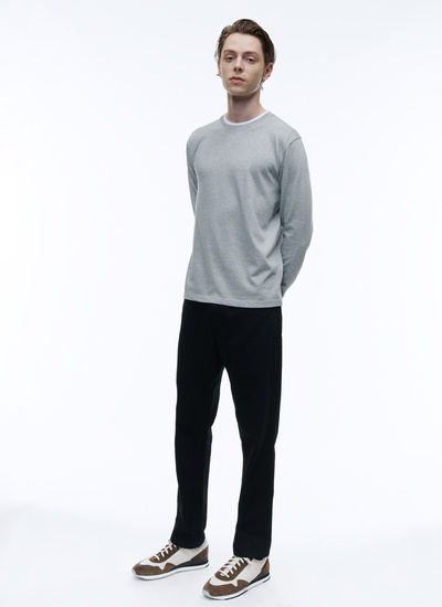 T-shirt gris homme Fursac - J2ADOU-AJ11-29