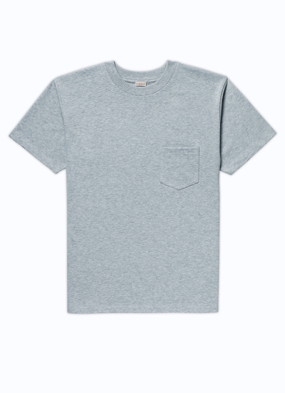 T-shirt gris homme coton Fursac - J2ATEE-AJ11-29