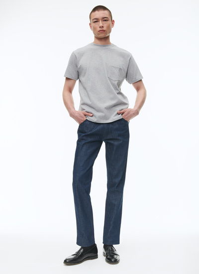 T-shirt gris homme Fursac - J2ATEE-AJ11-29