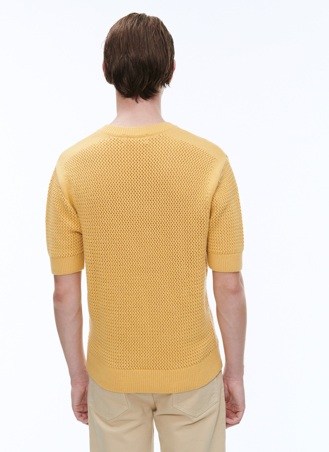 T-shirt homme laine et coton Fursac - 23EA2BAJE-BA02/54