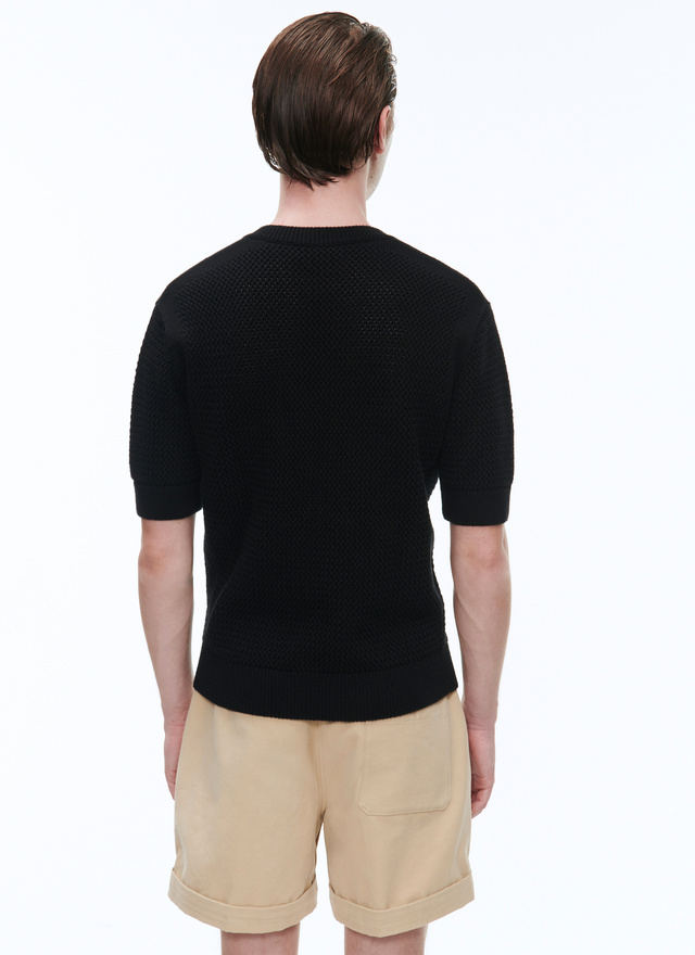 T-shirt homme laine et coton Fursac - 23EA2BAJE-BA02/20