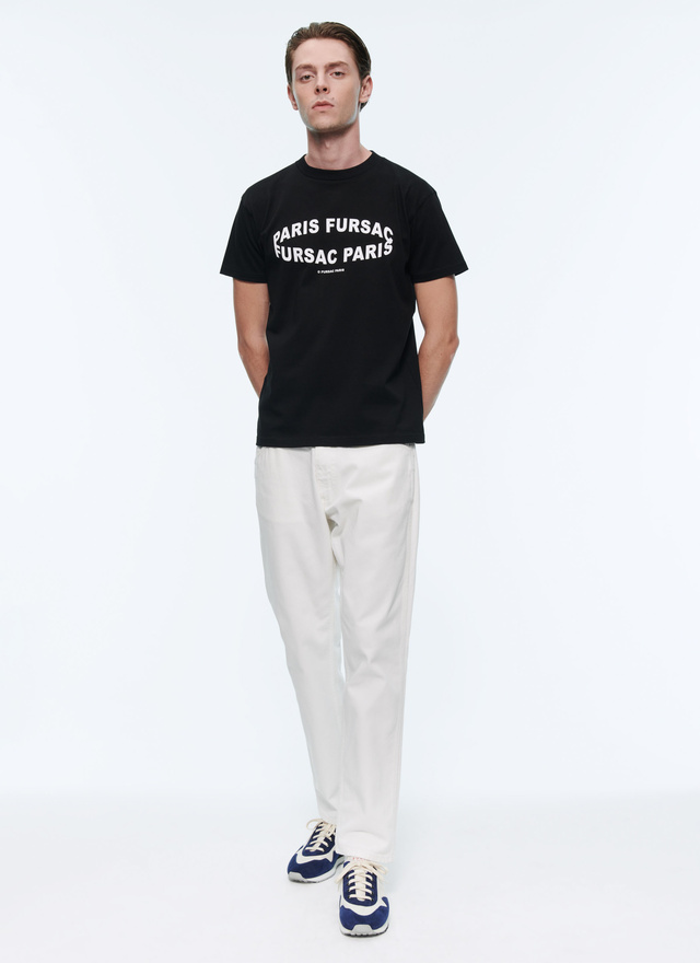 T-shirt homme coton Fursac - 22HJ2VETA-AJ14/20