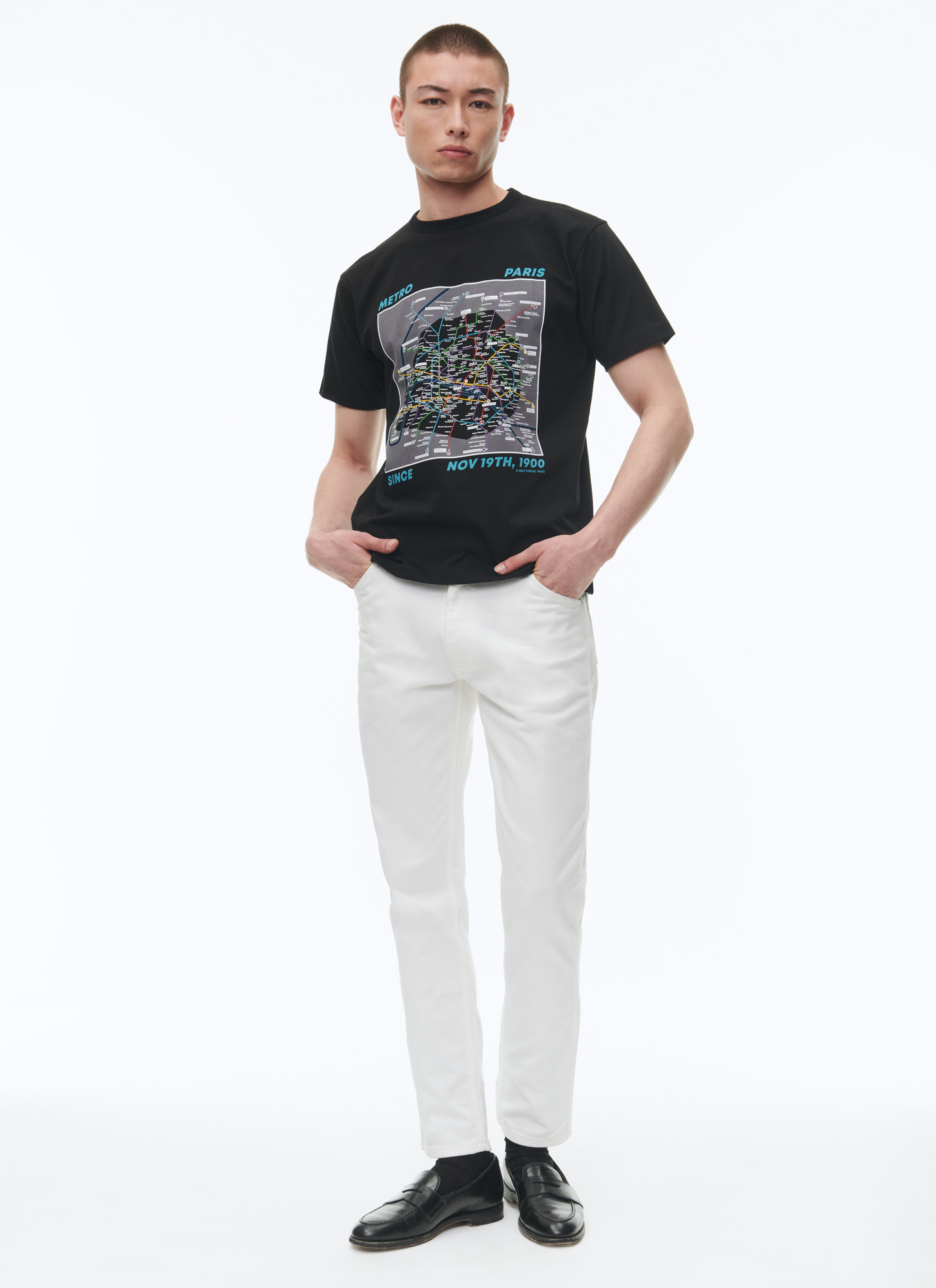 T-shirt homme Fursac - J2CETA-CJ05-B020