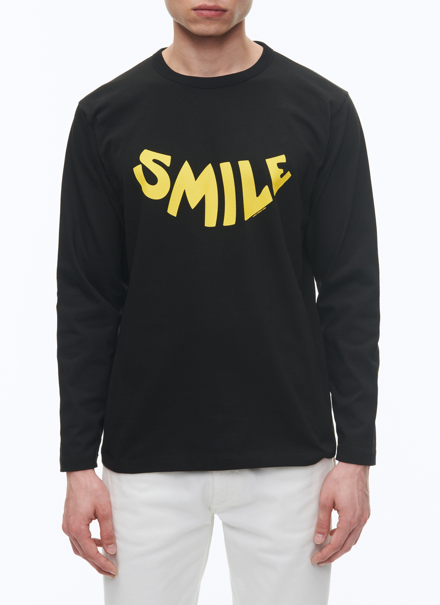 T-shirt homme noir jersey de coton Fursac - J2CIRA-CJ01-B020