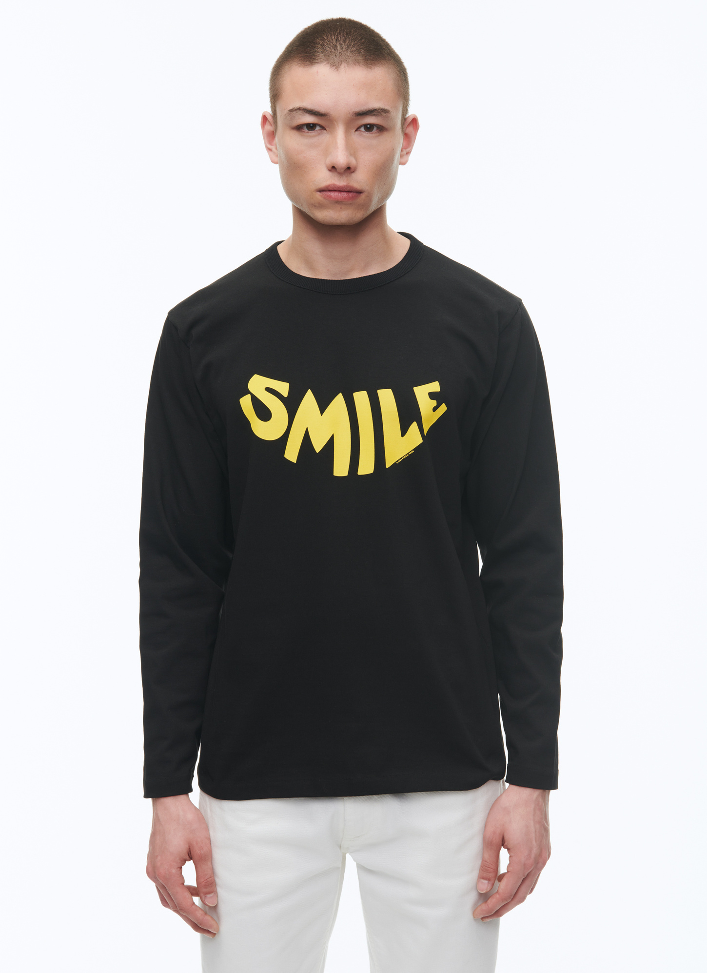 T-shirt homme noir jersey de coton Fursac - J2CIRA-CJ01-B020