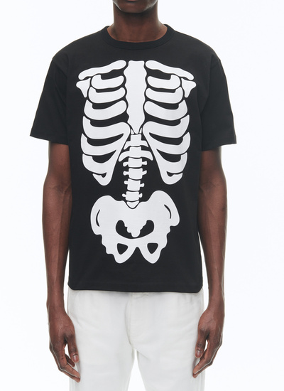 T-shirt homme noir jersey de coton Fursac - J2CETA-CJ07-B020