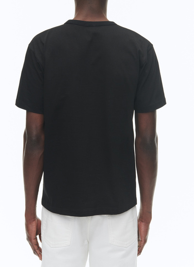 T-shirt noir homme Fursac - J2CETA-CJ07-B020