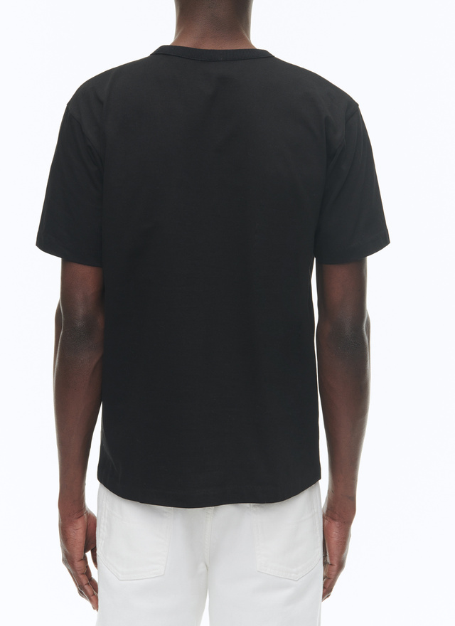 T-shirt noir homme Fursac - J2CETA-CJ07-B020