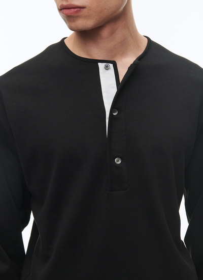 T-shirt noir homme Fursac - J2BOPA-TJ24-B020