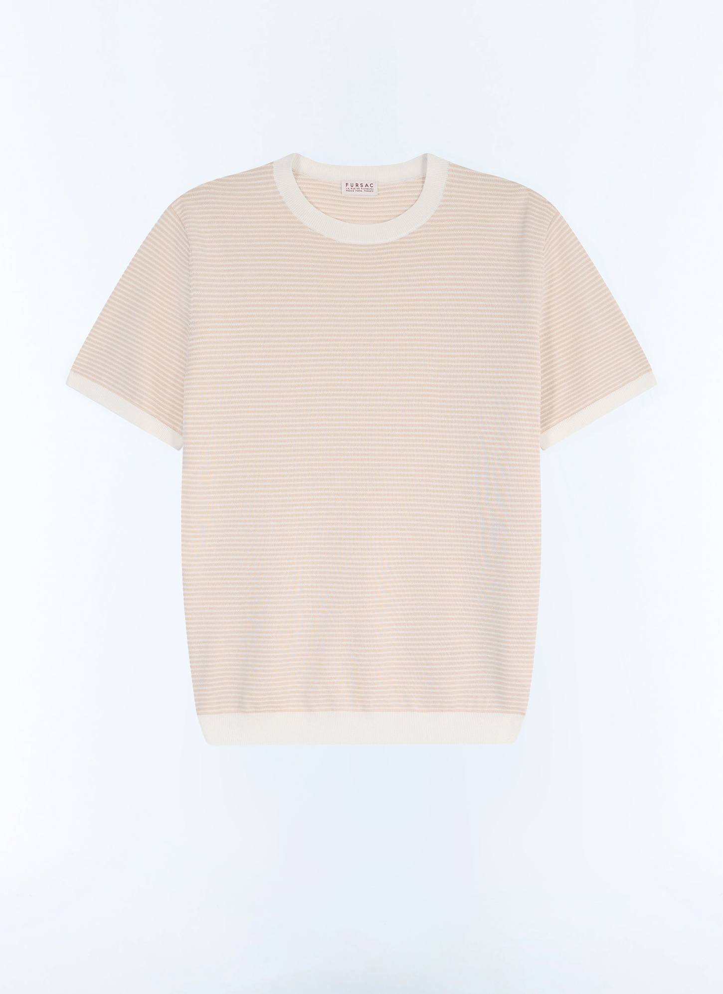 T-shirt coton mercerisé homme Fursac - A2SATU-JA22-A006