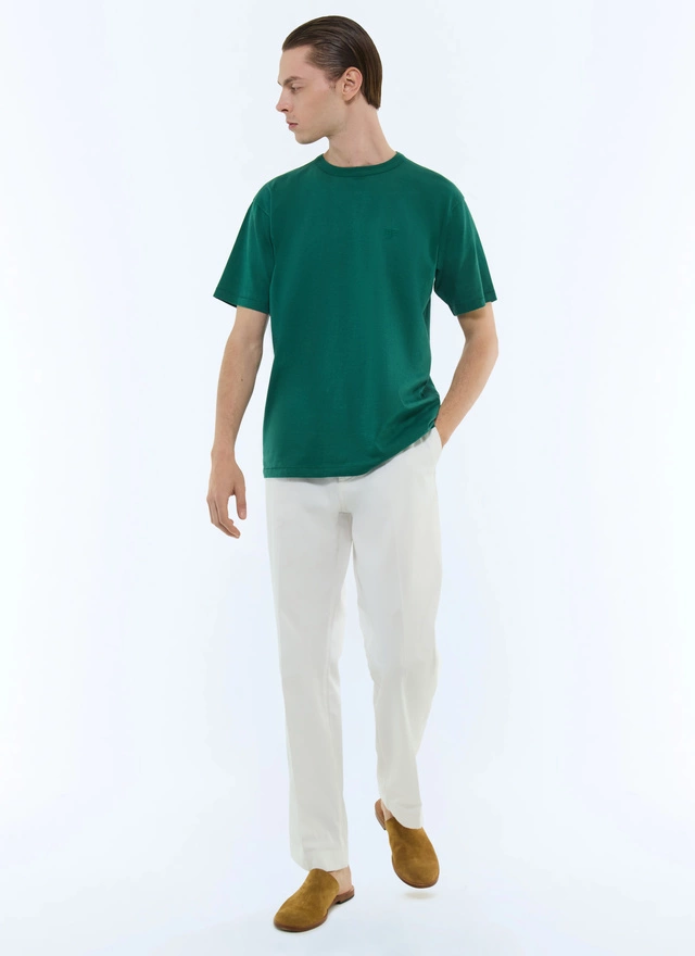 T-shirt vert émeraude homme Fursac - J2CETA-EJ17-H009