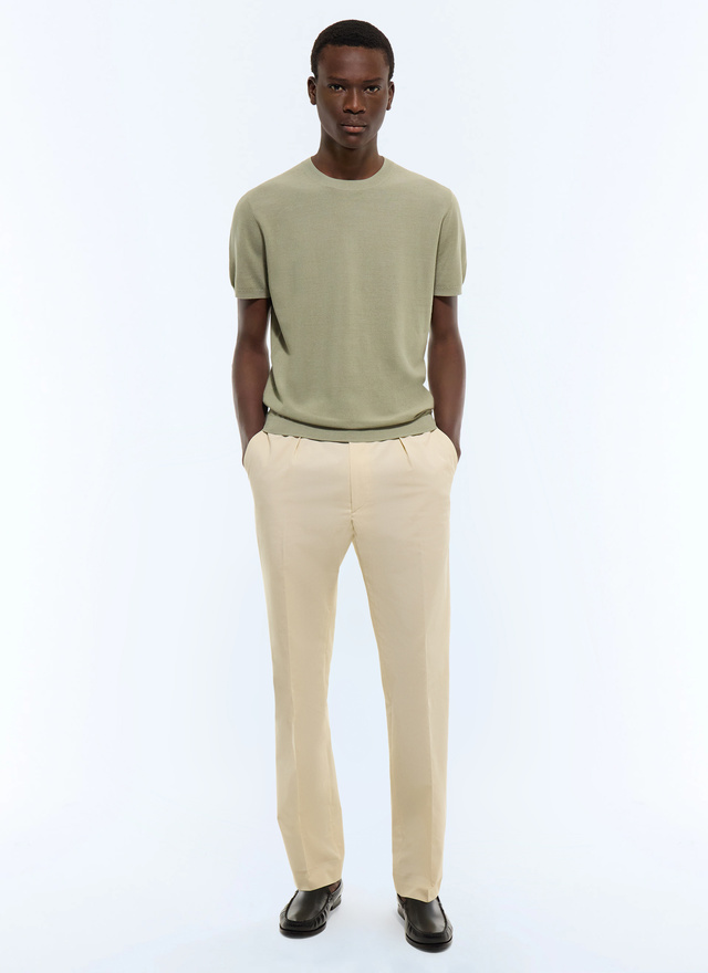 T-shirt vert sauge homme Fursac - A2SATI-JA21-H005