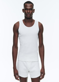 Organic cotton ribbed tank top - J2DEDE-DJ01-A002