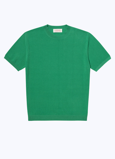 Men's green t-shirt Fursac - A2SATI-SA01-89