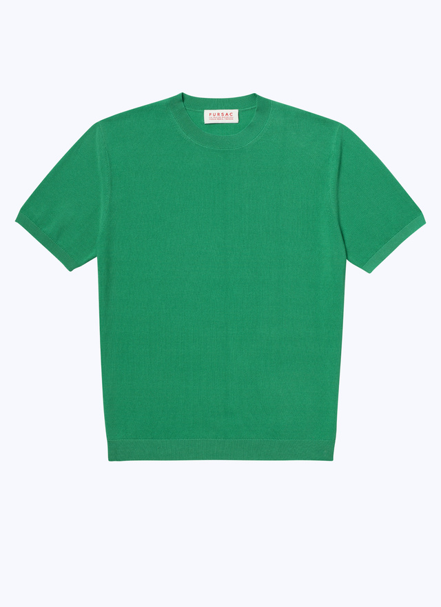Men's green t-shirt Fursac - A2SATI-SA01-89