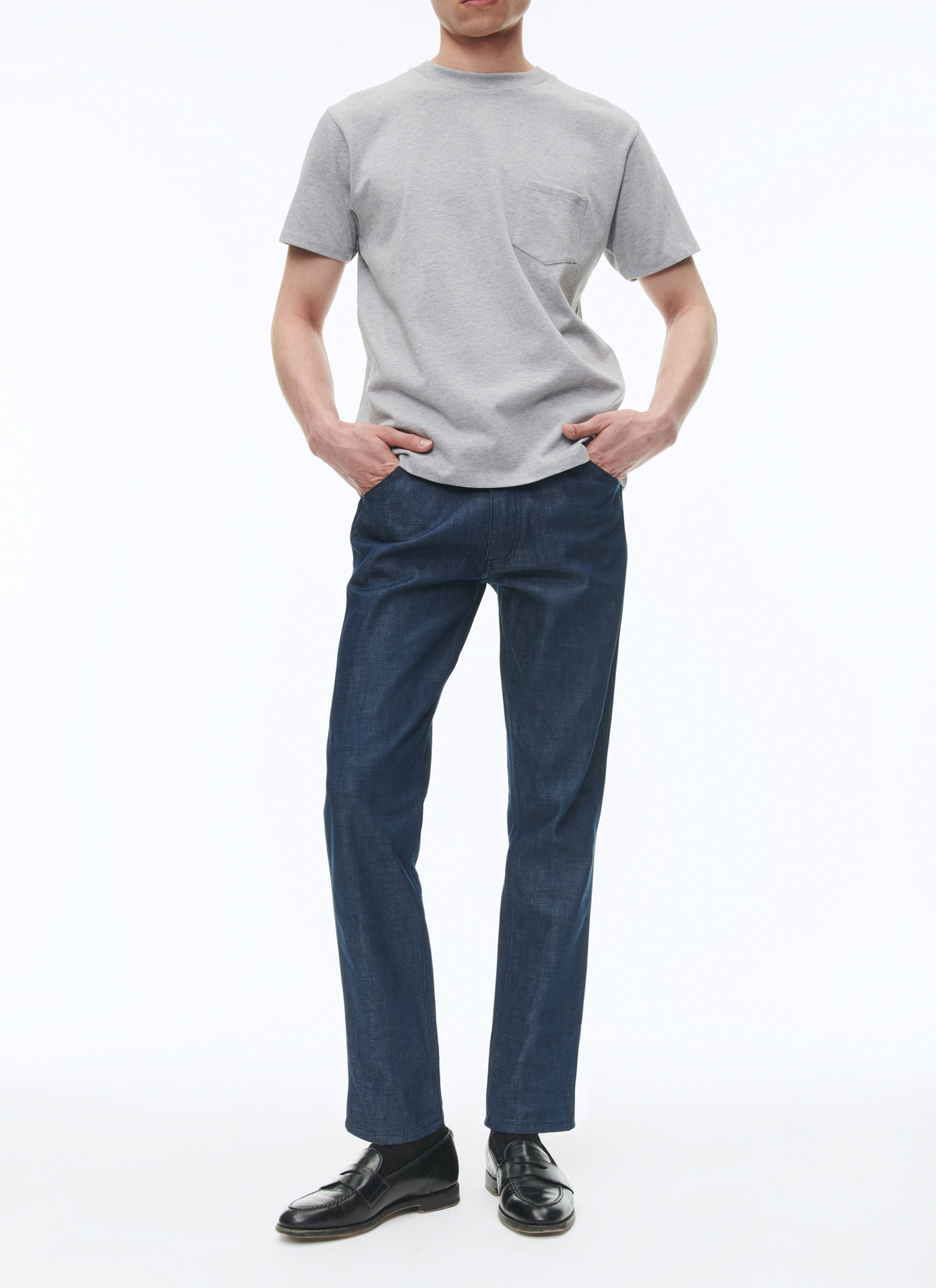 Men's grey t-shirt Fursac - J2ATEE-AJ11-29