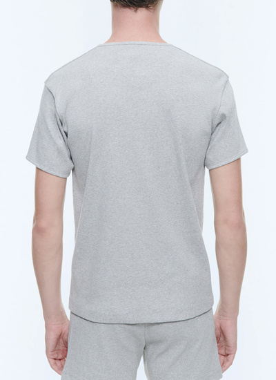 Men's grey t-shirt Fursac - J2DING-DJ01-B017