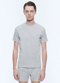 Ribbed cotton jersey Ringer t-shirt - J2DING-DJ01-B017