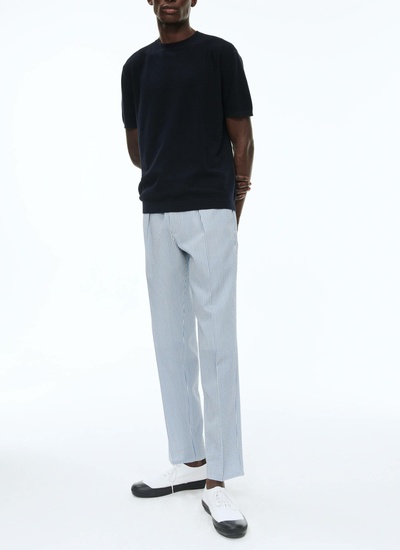 Men's navy blue t-shirt Fursac - A2SATI-SA01-30