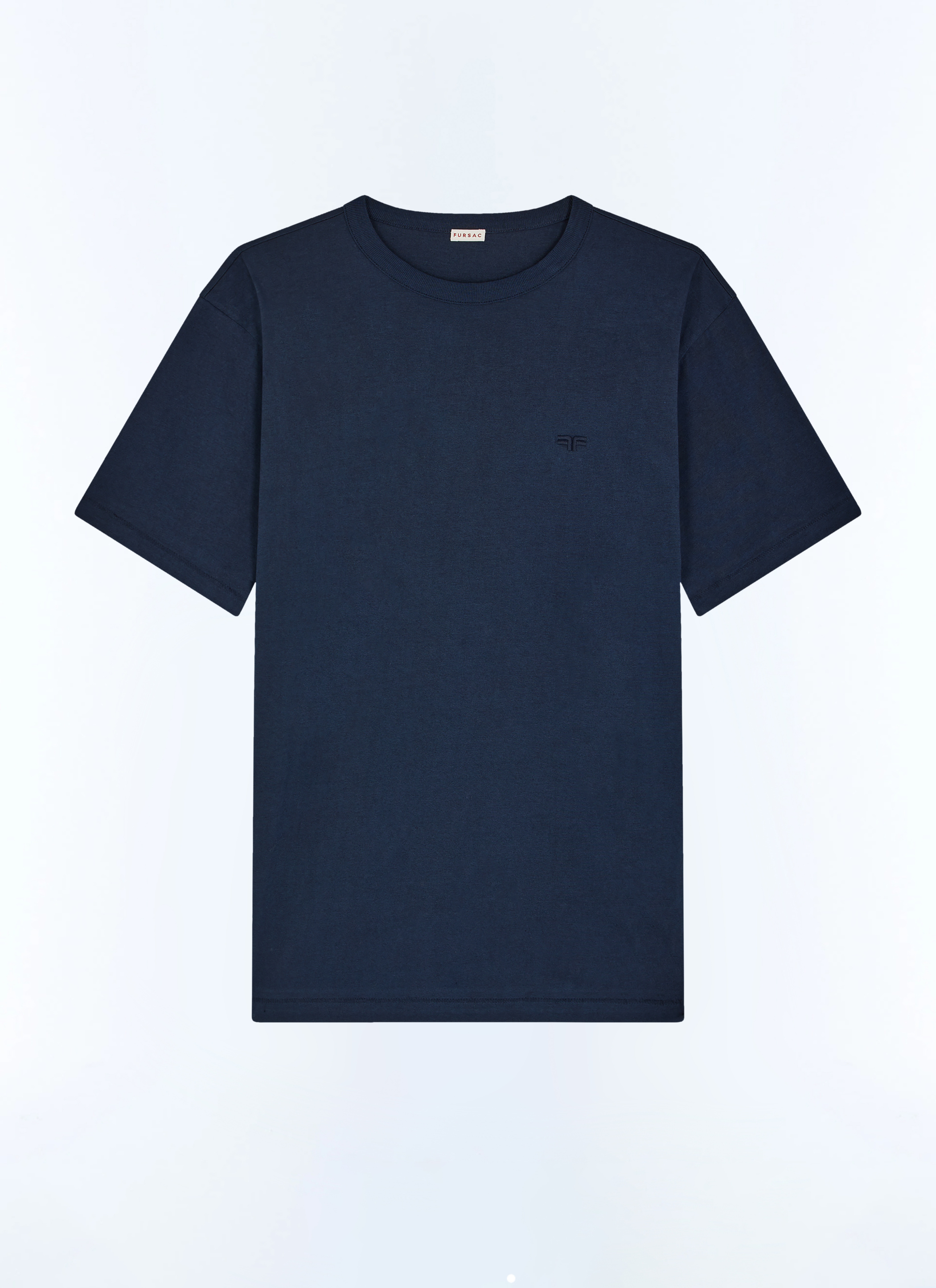 FURSAC - T-shirt in organic cotton jersey - Men - Size XL - Blue, Navy blue