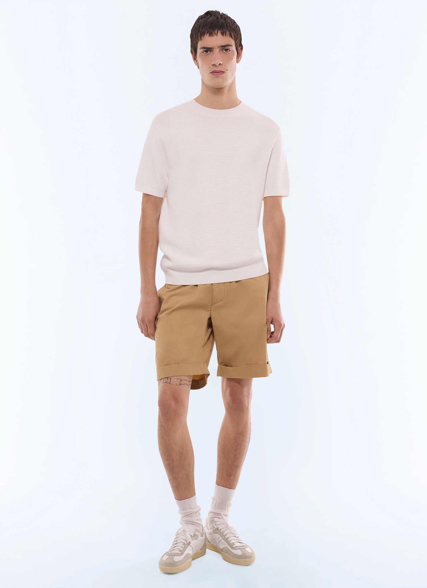 Men's off-white t-shirt Fursac - A2JOAN-JA12-A001