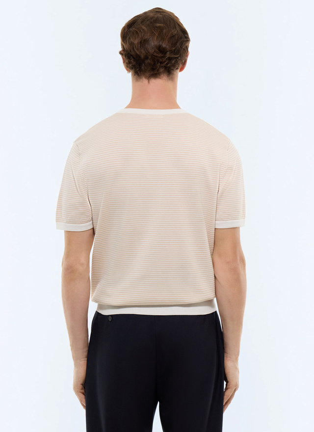 Men's mercerized cotton t-shirt Fursac - A2SATU-JA22-A006