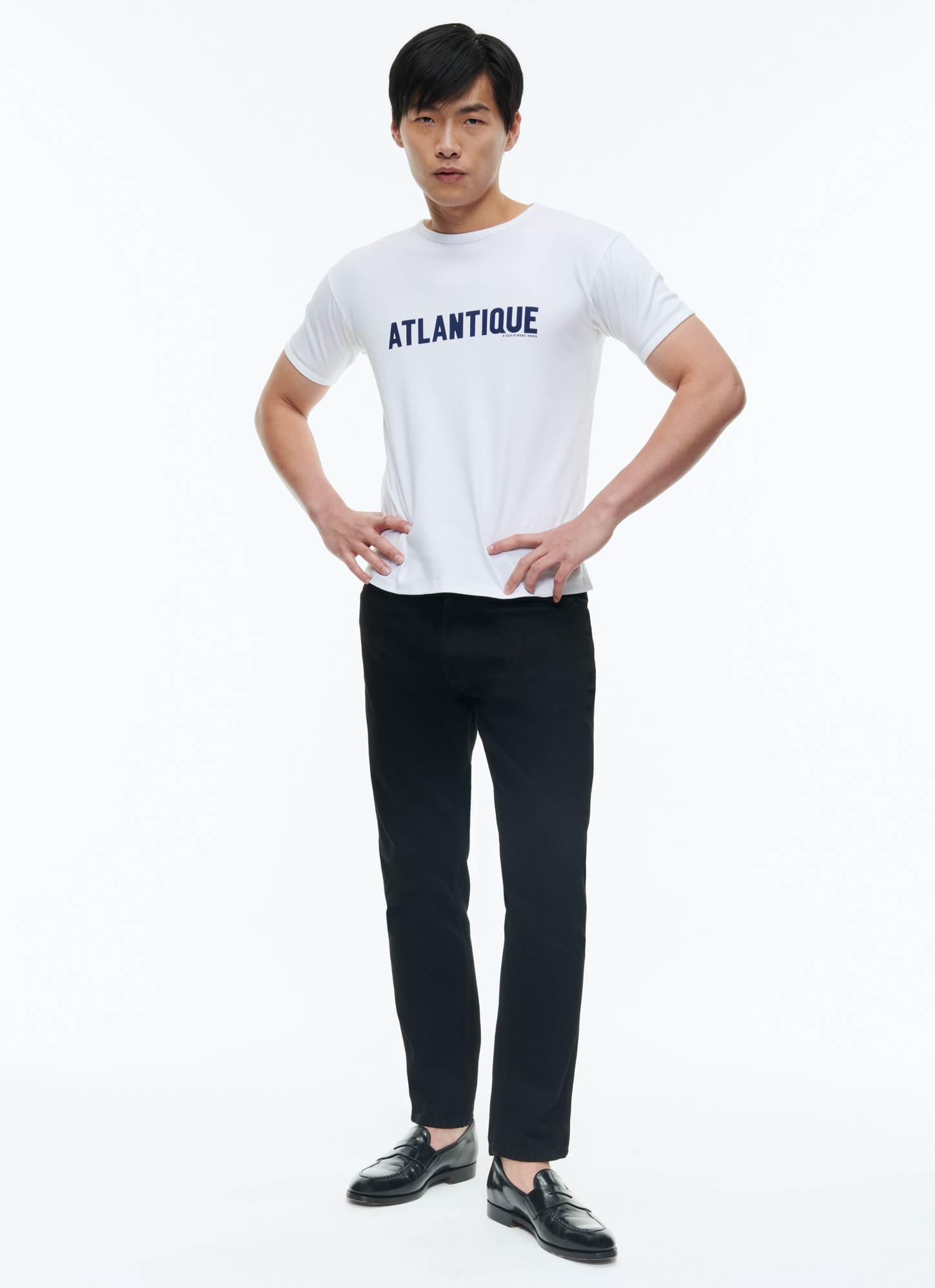 Men's white t-shirt Fursac - J2DINK-DJ23-A001