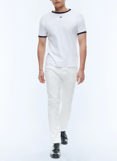 Men's white t-shirt Fursac - J2DINK-DJ16-A001