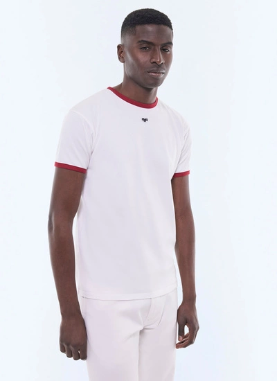 Men's t-shirt white organic cotton Fursac - J2DINK-DJ16-A015
