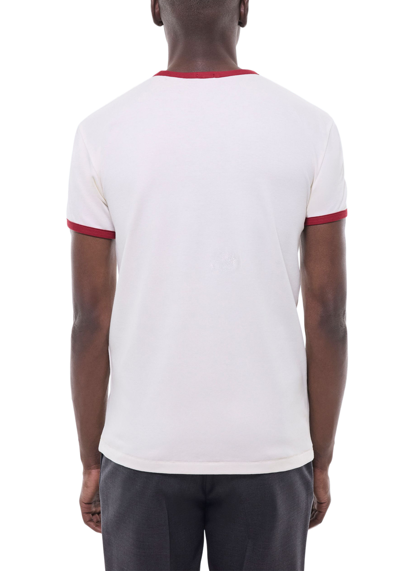 Men's t-shirt white organic cotton Fursac - J2DINK-GJ02-A001