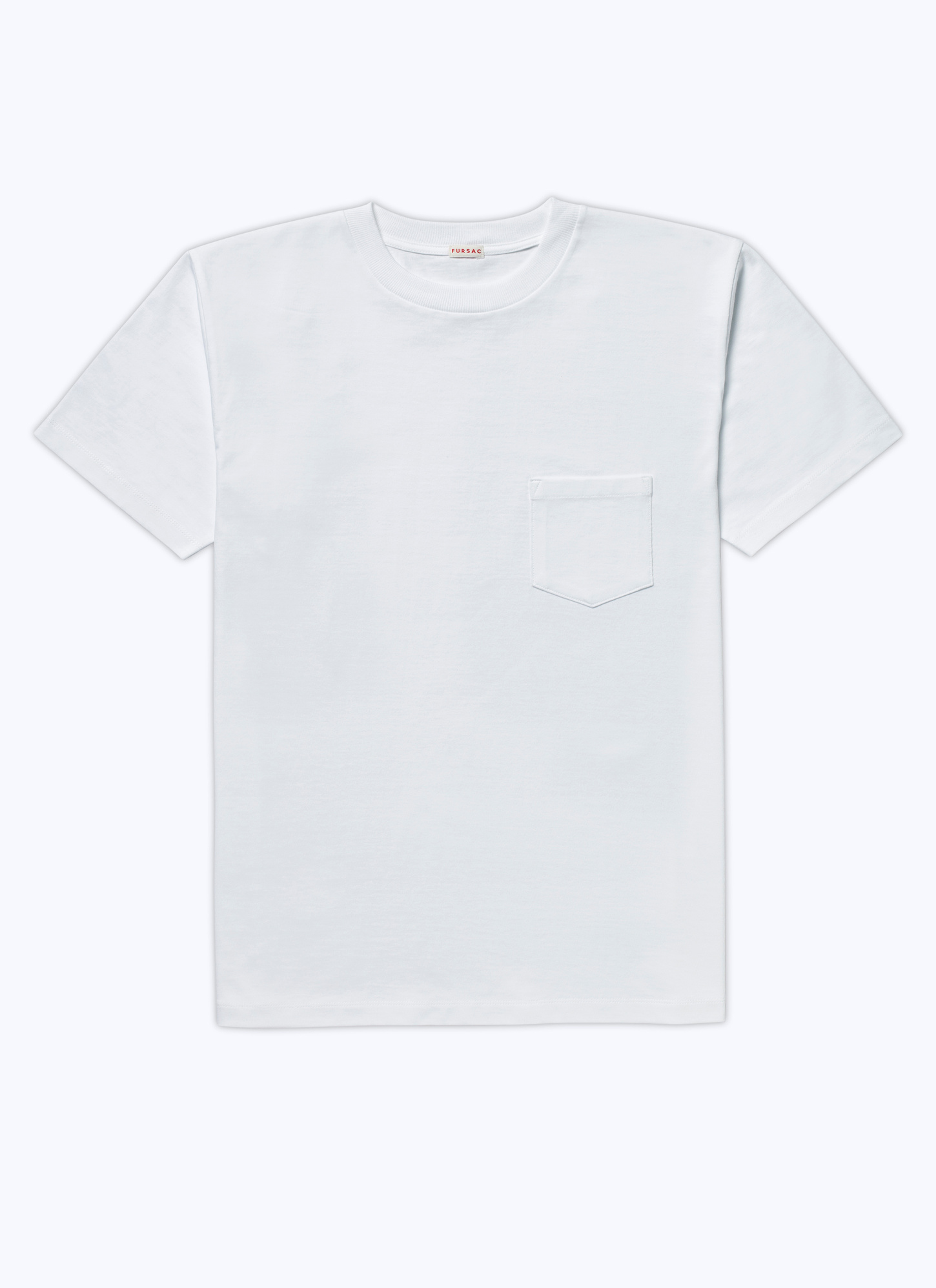 Men's white, ecru cotton t-shirt Fursac - J2ATEE-VJ12-01