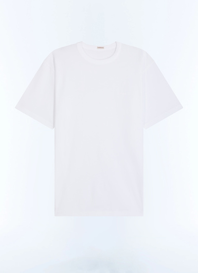 Men's t-shirt white organic cotton jersey Fursac - J2CETA-EJ17-A001