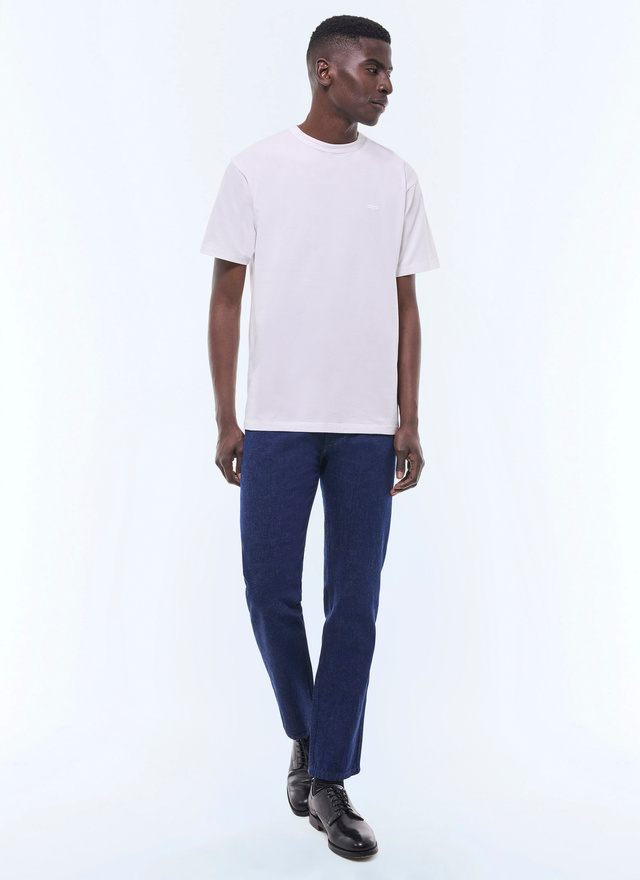 Men's white t-shirt Fursac - J2CETA-EJ17-A001