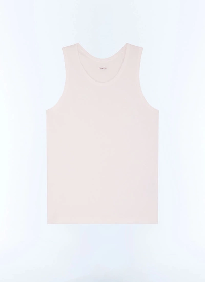 Men's white, ecru organic cotton jersey t-shirt Fursac - J2DEDE-FJ20-A002