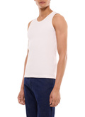 Organic cotton ribbed tank top - J2DEDE-FJ20-A002