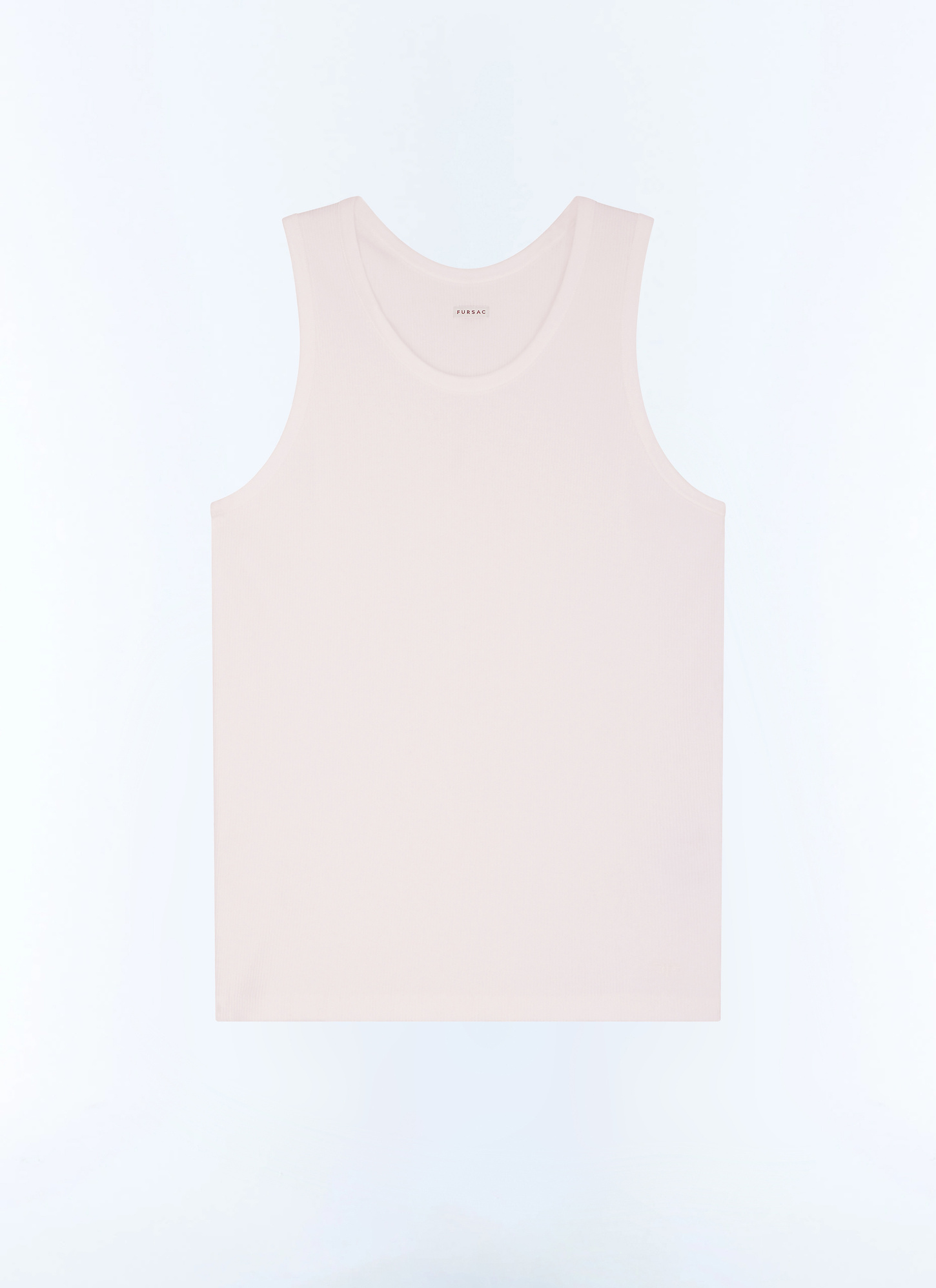 Men's white, ecru organic cotton jersey t-shirt Fursac - J2DEDE-FJ20-A002