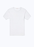 Organic cotton hemstitched t-shirt - J2DLET-DJ19-A002