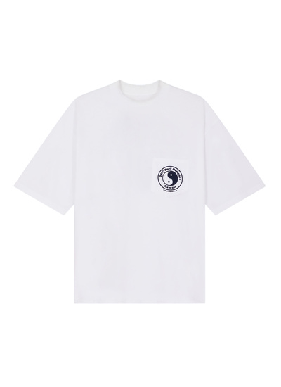 Men's t-shirt white organic cotton jersey Fursac - J2FAWA-FJ16-A001