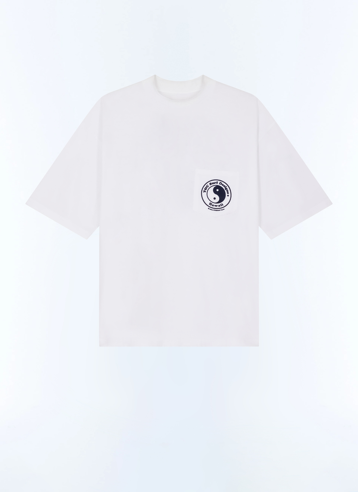 Men's white - t&c surf design x fursac logo print t-shirt Fursac - J2FAWA-FJ16-A001