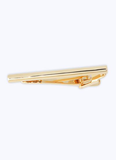 Men's tie clip gold plated rhodium-plated Fursac - D2PINC-P920-90