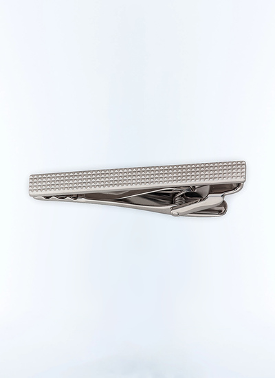 Men's rhodium-plated tie clip Fursac - D2PINC-P921-91