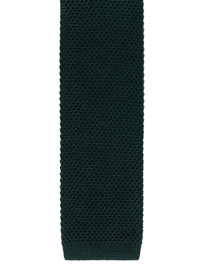 Men's tie green main fabric: 100% silk Fursac - F3KNIT-LR11-H010