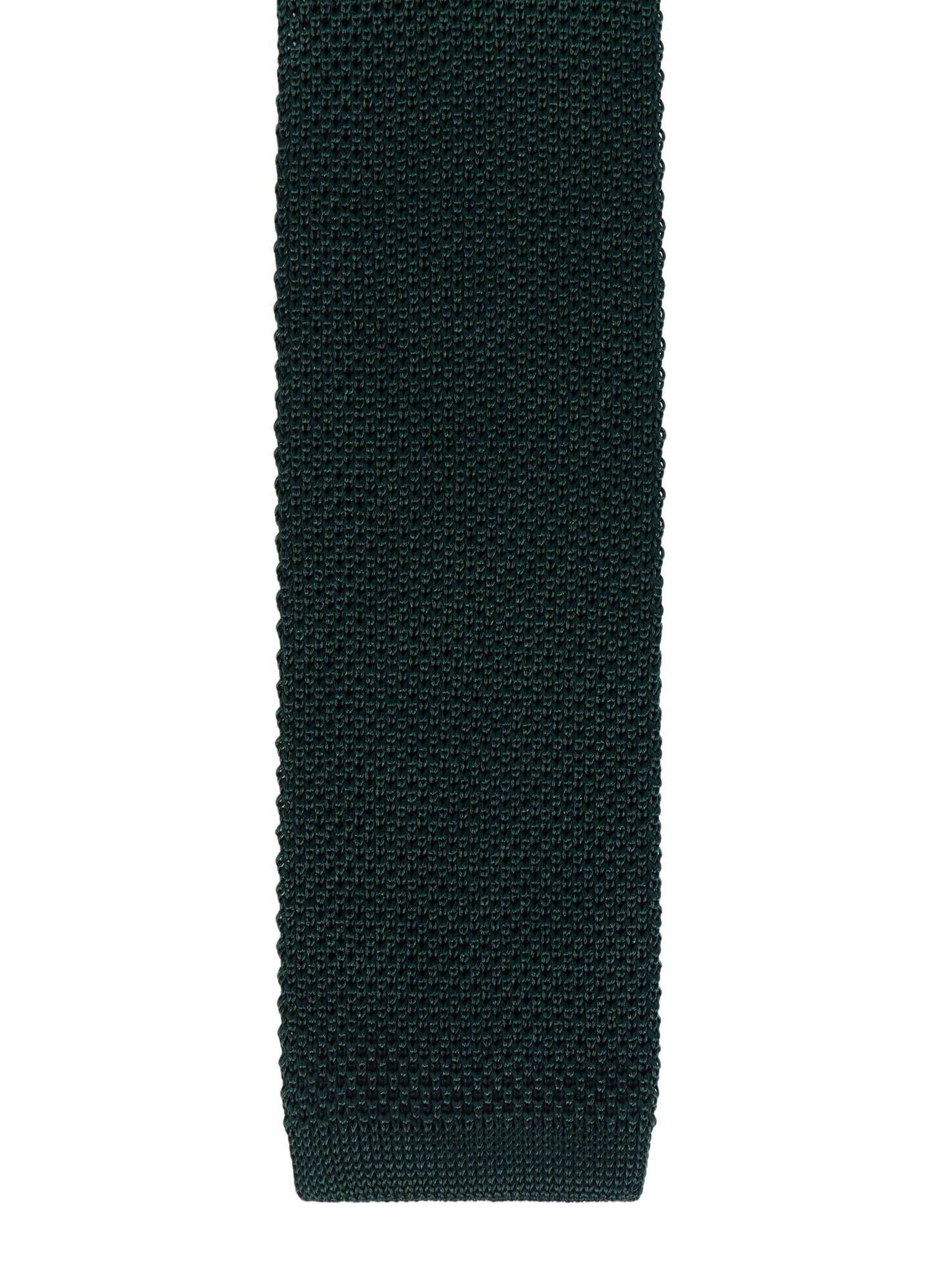 Men's tie green main fabric: 100% silk Fursac - F3KNIT-LR11-H010