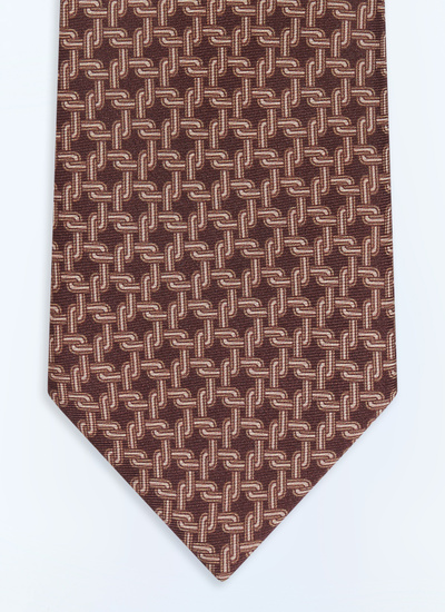 Men's tie burgundy main fabric: 100% silklining: none Fursac - F2OTIE-LR04-C014
